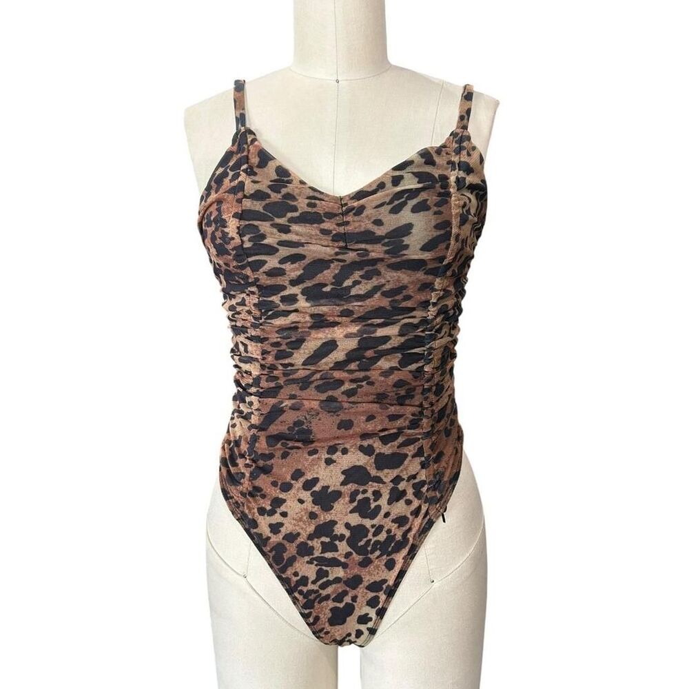 Urban-outfitters Women's Brown and Black Bodysuit